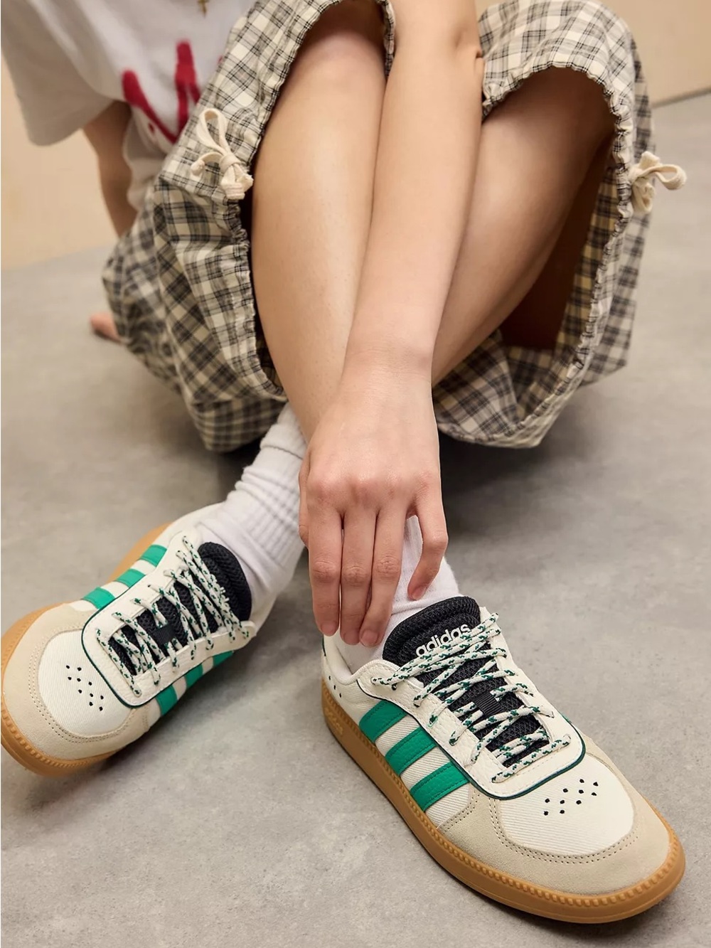 adidas Green Breaknet Sleek Trainers